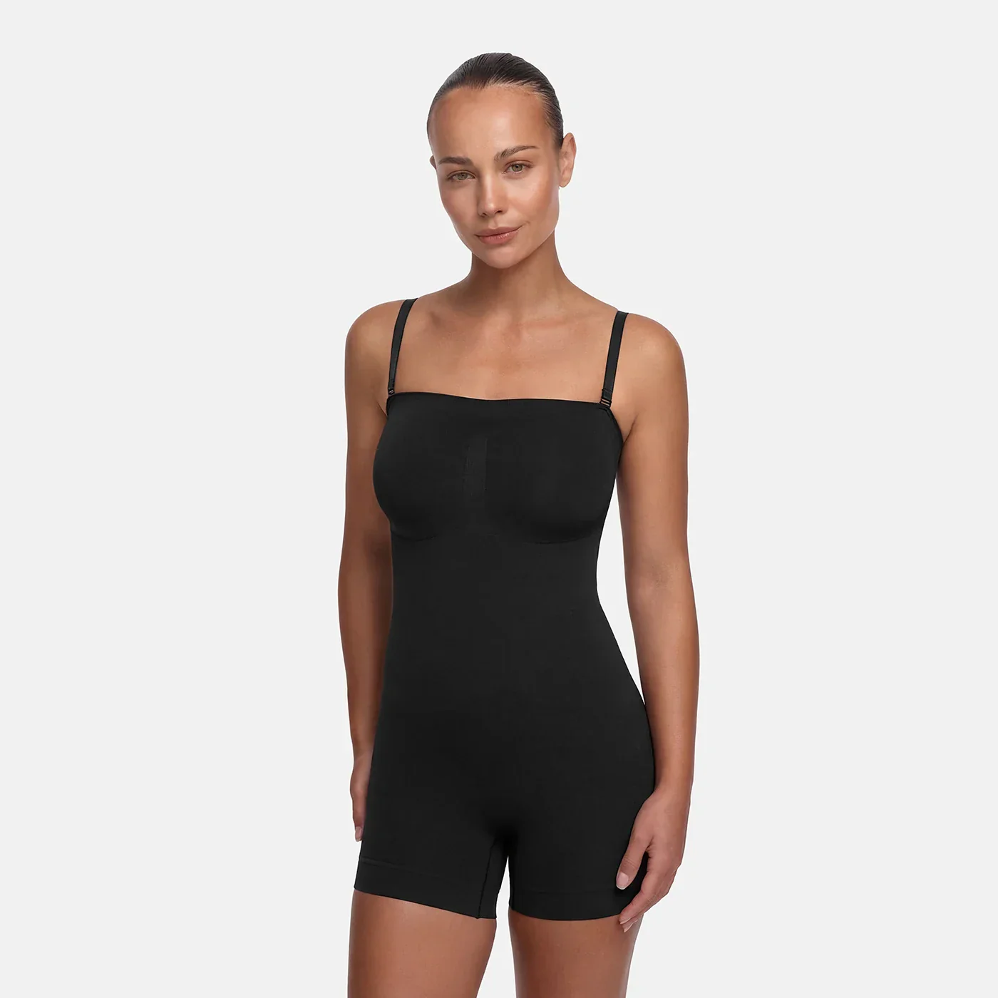 Trägerloser Bodysuit Sculpting Shapewear mit Shorts - Image 3