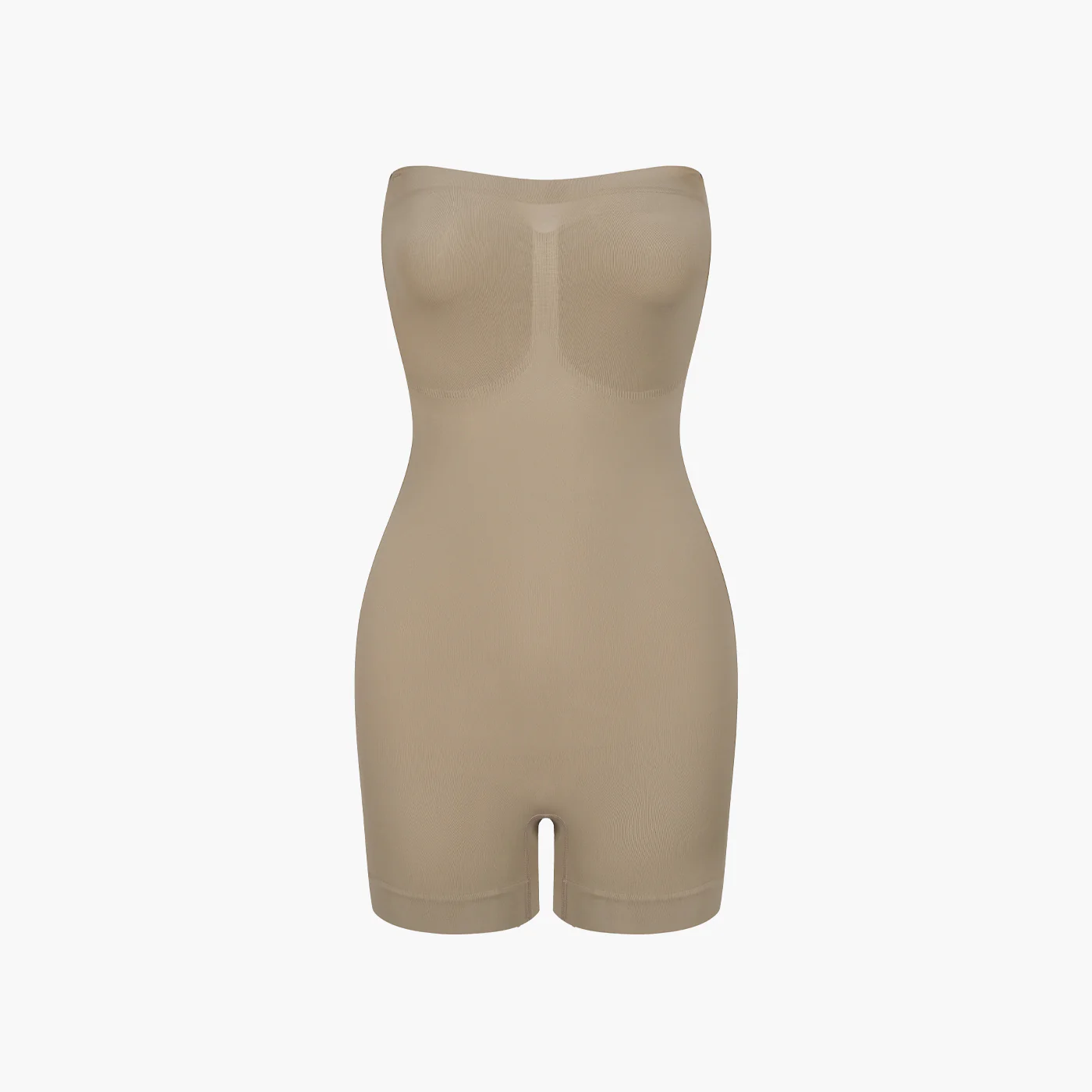 Trägerloser Bodysuit Sculpting Shapewear mit Shorts - Image 9