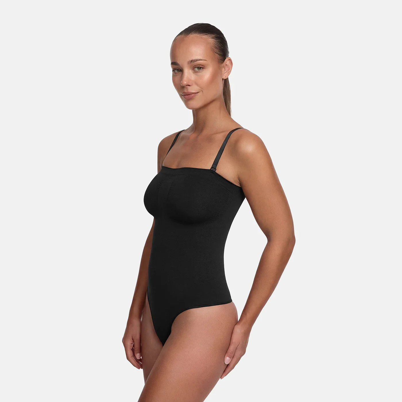 Trägerloser Bodysuit Sculpting Shapewear mit Slip - Image 4