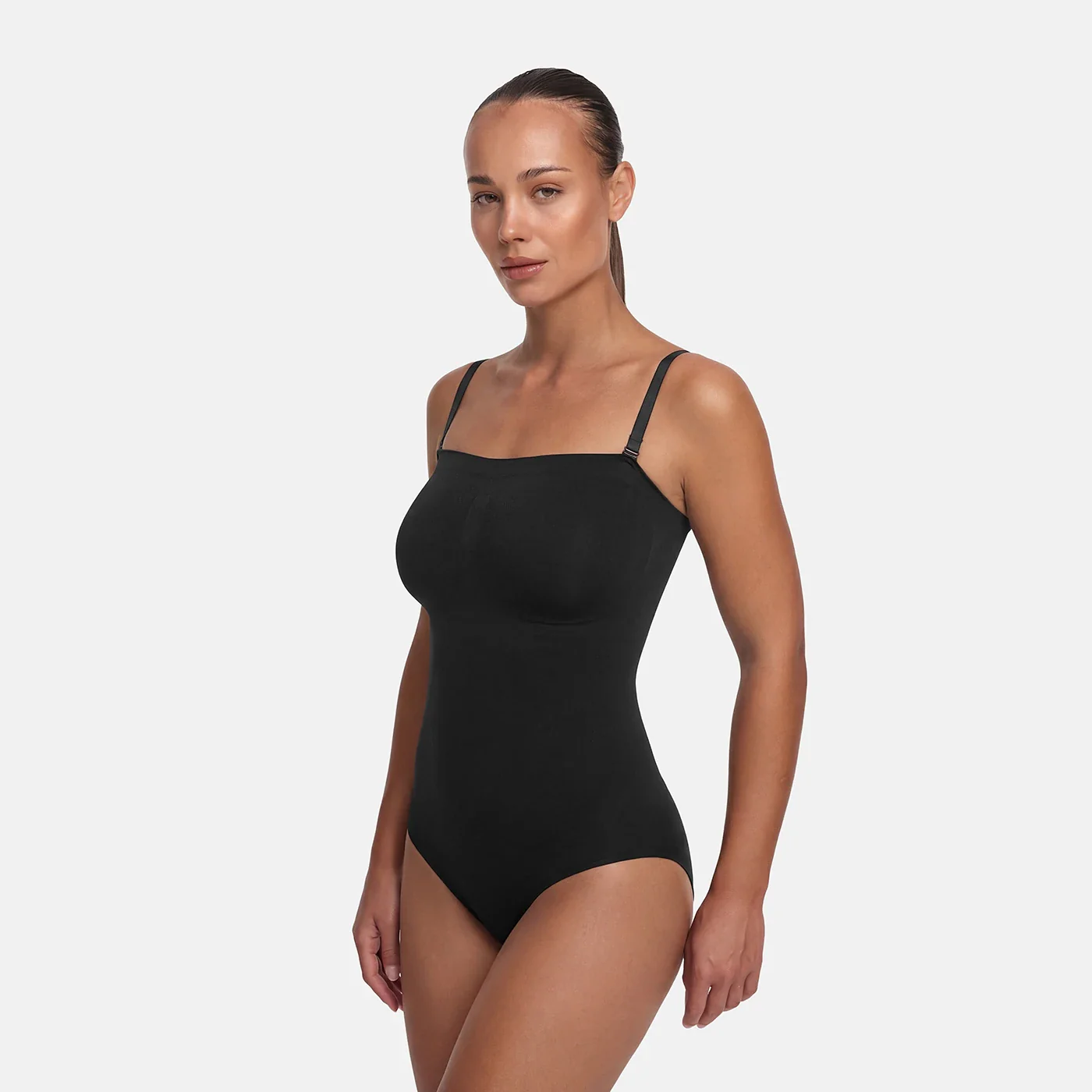 Trägerloser Bodysuit Sculpting Shapewear mit String - Image 4
