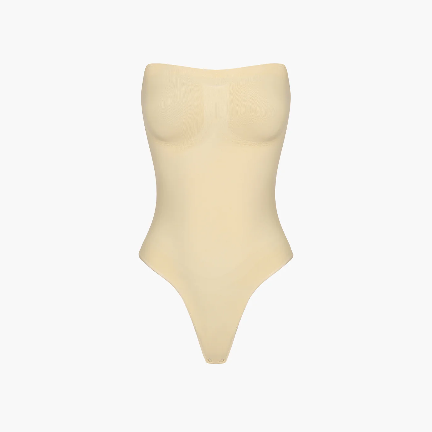 Trägerloser Bodysuit Sculpting Shapewear mit String - Image 5