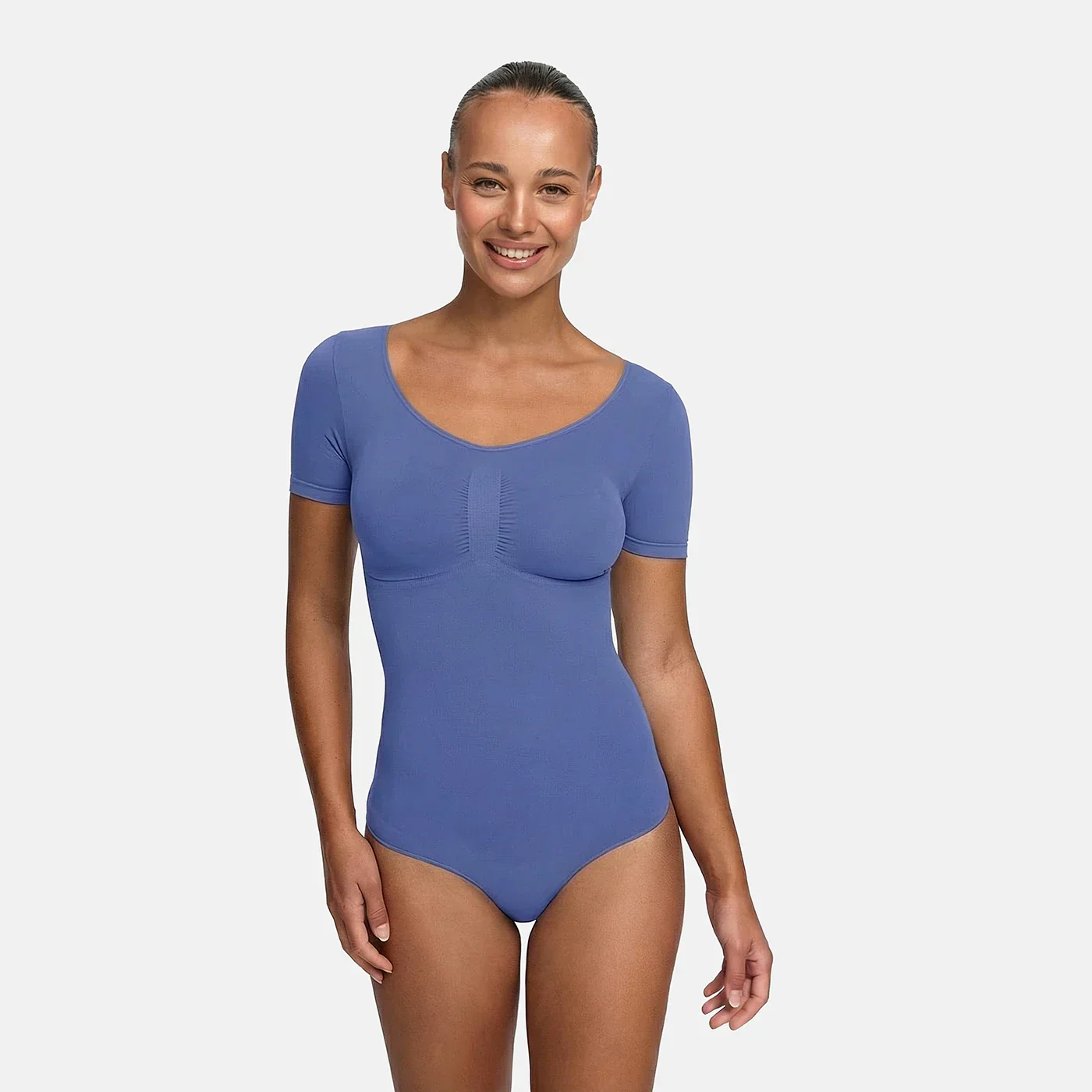 T-Shirt Bodysuit Sculpting Shapewear mit Slip - Image 26