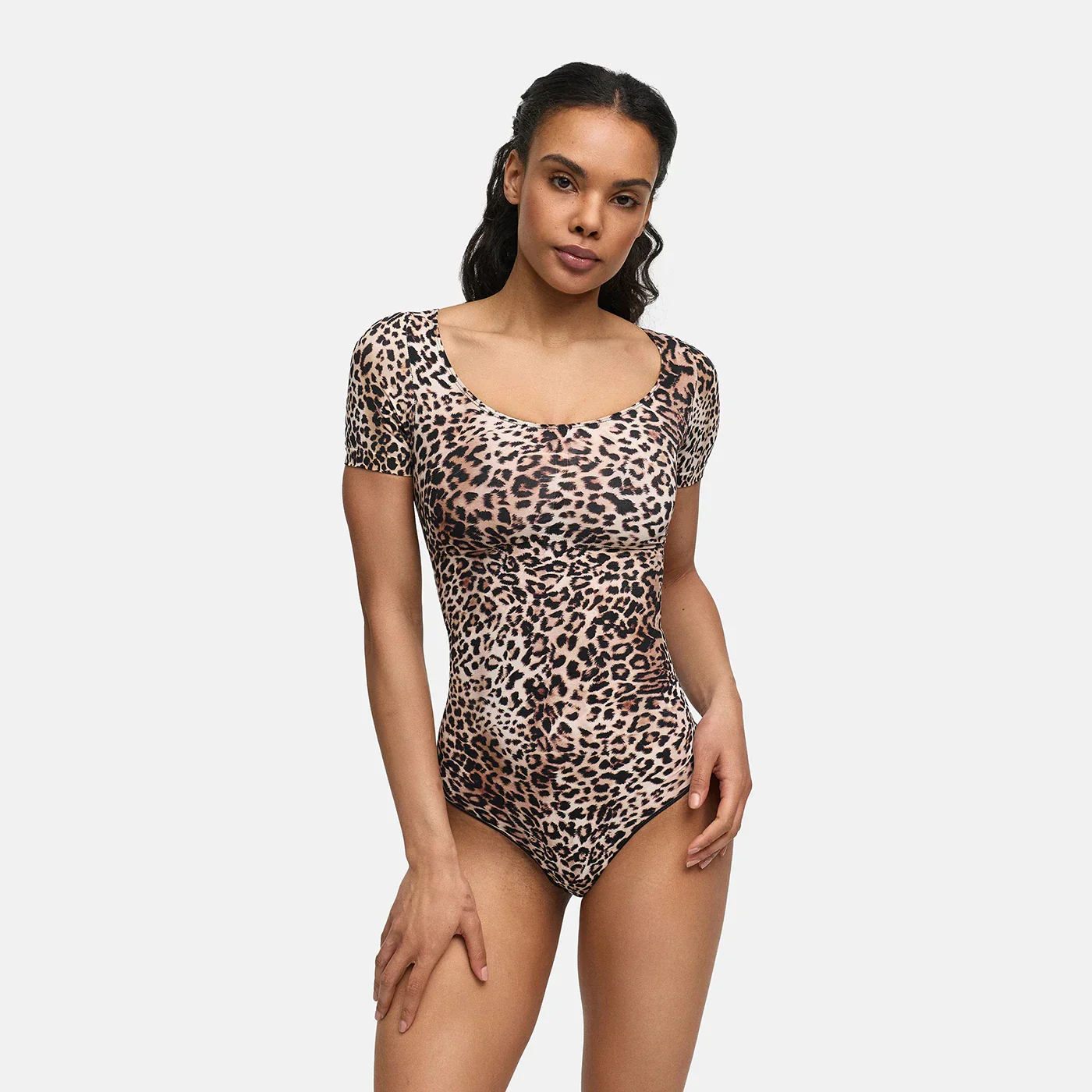 T-Shirt Bodysuit Sculpting Shapewear mit String - Image 32