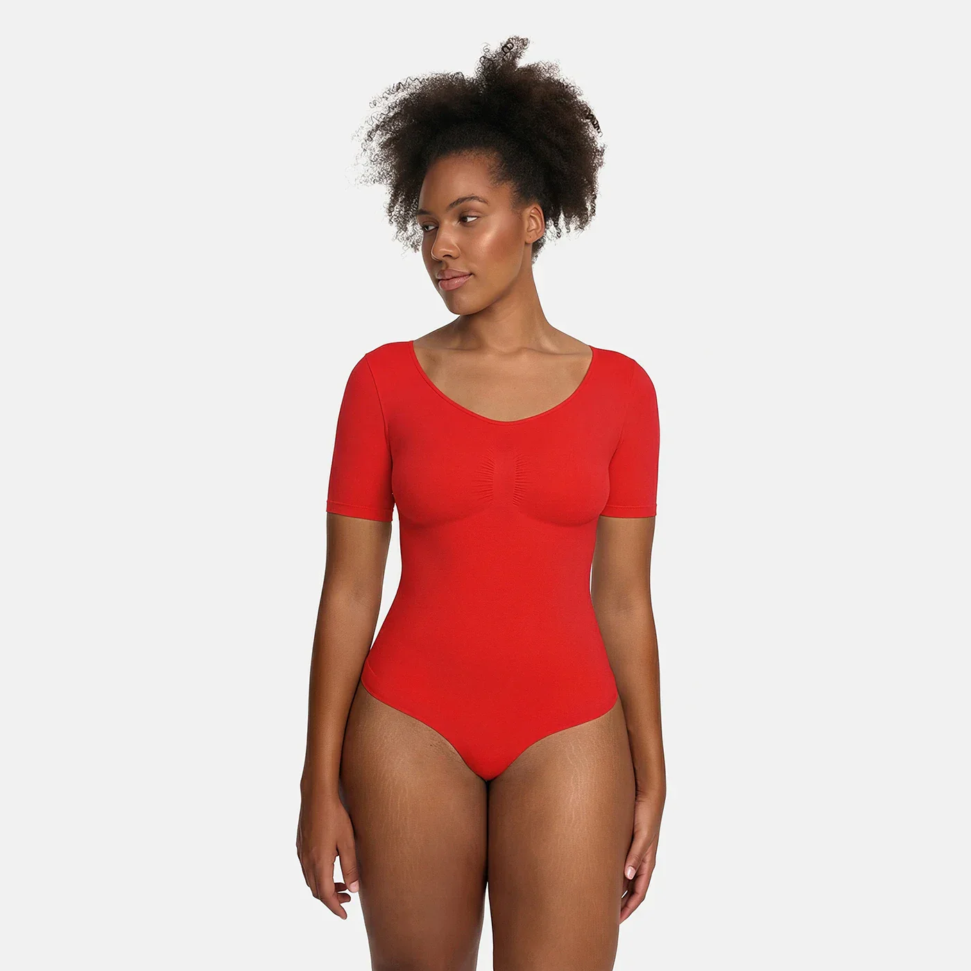 T-Shirt Bodysuit Sculpting Shapewear mit Slip - Image 9